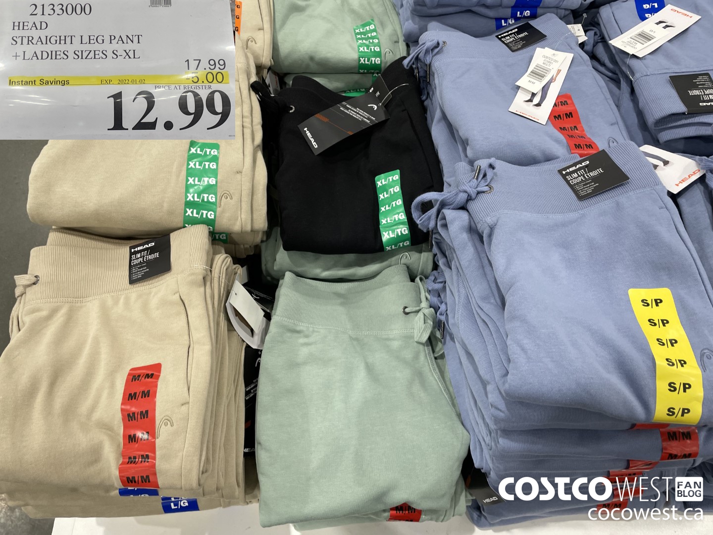 Costco] Costco.ca Fila Men's Active Pant $14.97 going going gone