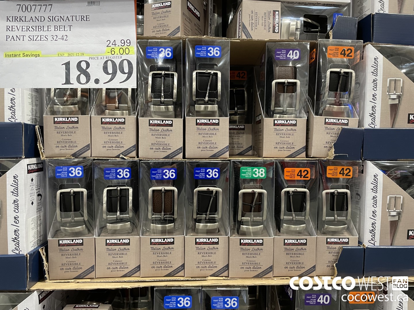 Weekend Update Costco Sale Items For Dec 17 19 2021 For BC AB MB   KIRKLAND SIGNATURE REVERSIBLE BELT PANT SIZES 3242  20211217 78147 