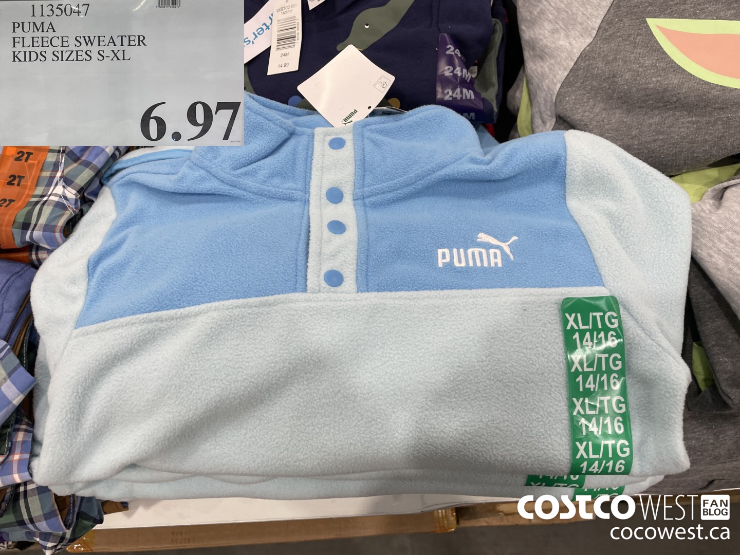 Costco sales puma sweatshirt