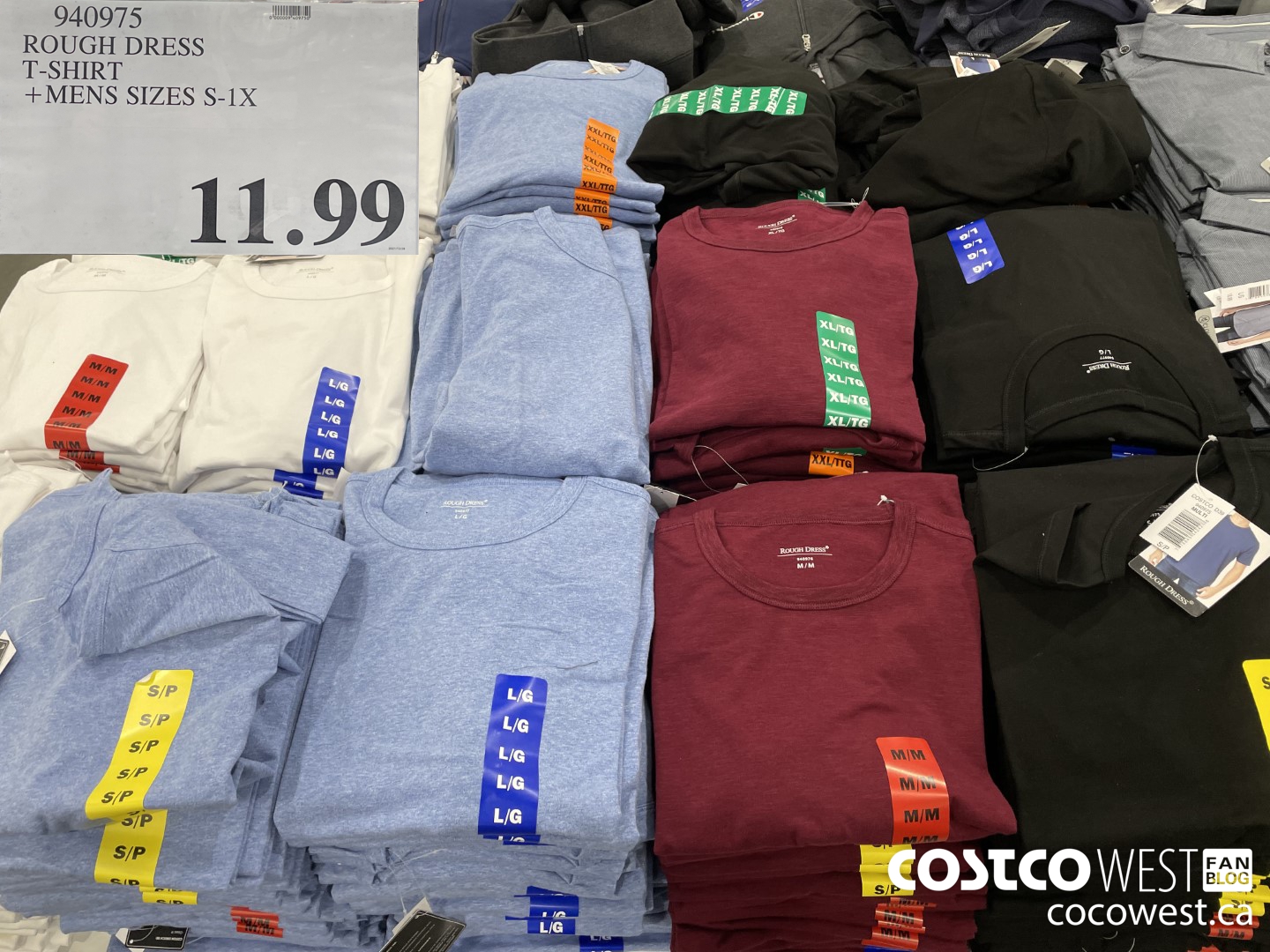 Rough dress store t shirts costco