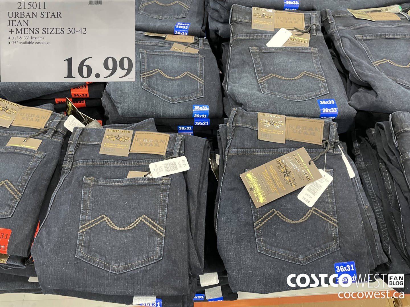 Costco mens jeans urban 2024 star