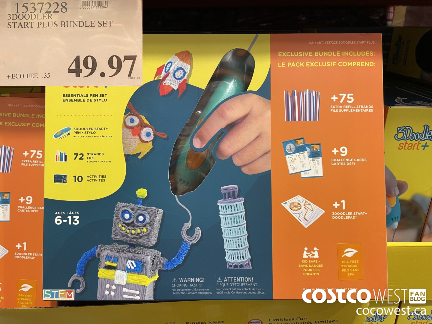 1537228 3DOODLER START PLUS BUNDLE SET $49.97