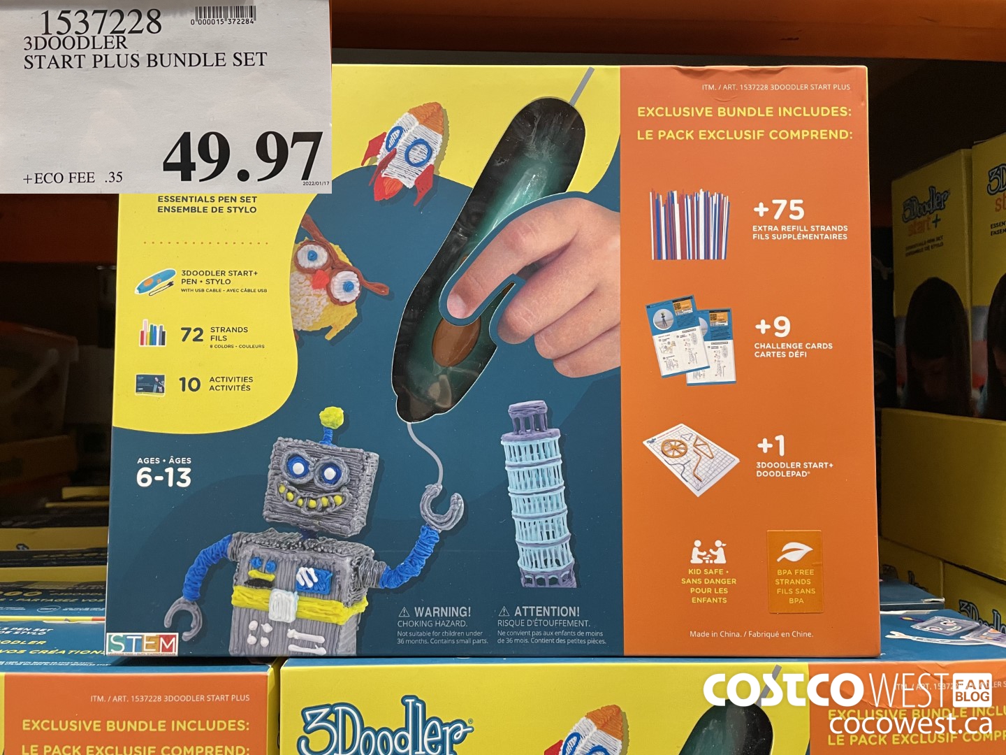 1537228 3DOODLER START PLUS BUNDLE SET  $49.97