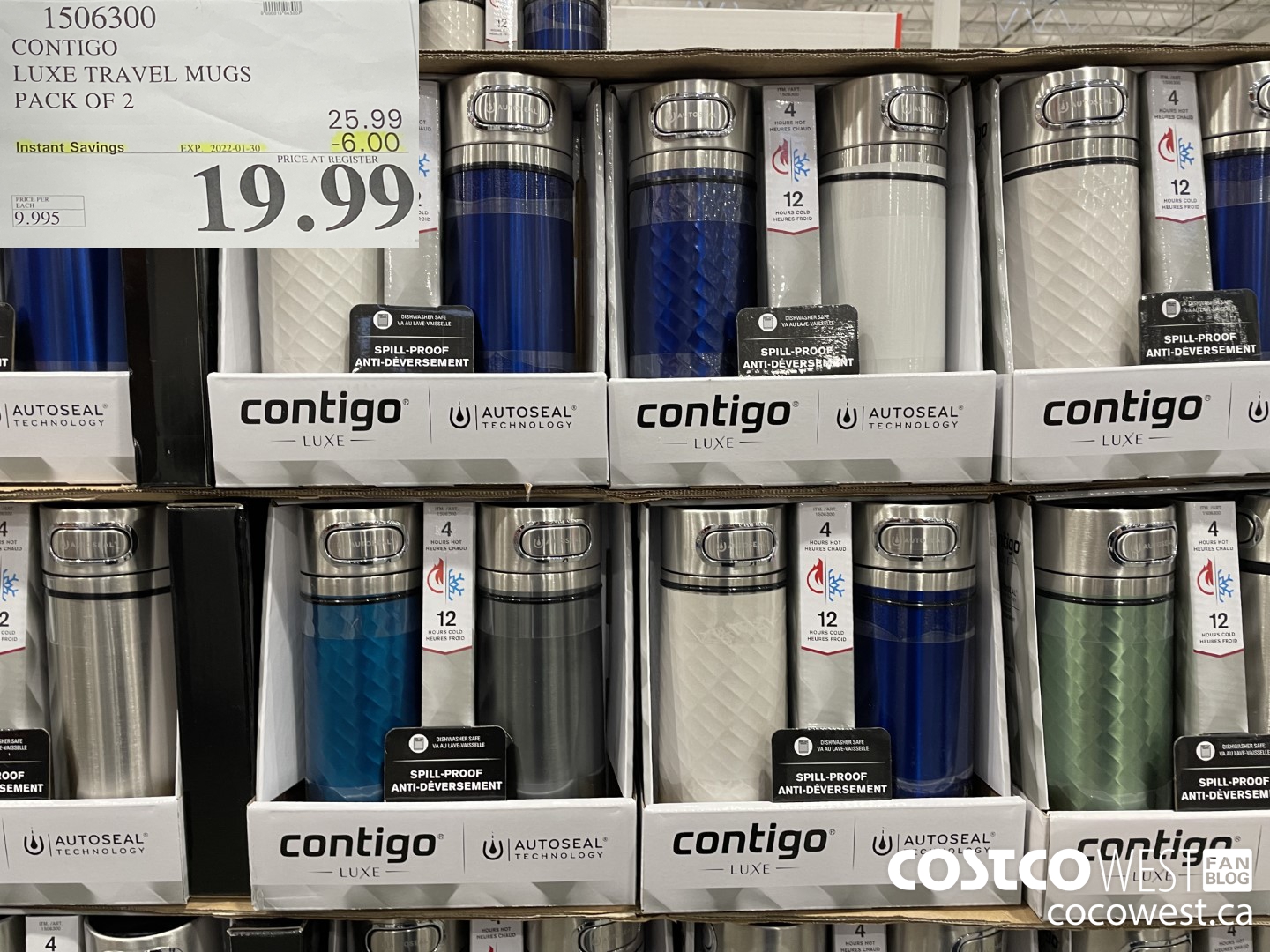 Costco] Contigo Luxe Travel Mugs - 2 Pack - $14.97 (YMMV warehouse deal  found at Scarborough location) - RedFlagDeals.com Forums