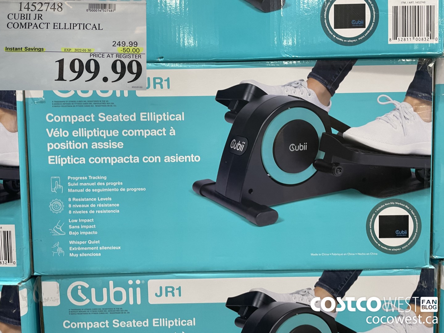 1452748 CUBII JR COMPACT ELLIPTICAL ($50.00 INSTANT SAVINGS EXPIRES ON 2022-01-30) $199.99