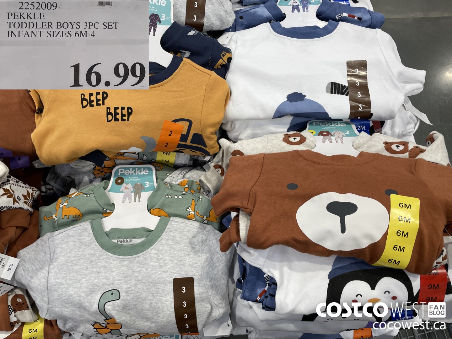 2252009 PEKKLE TODDLER BOYS 3PC SET INFANT SIZES 6M-4 $16.99