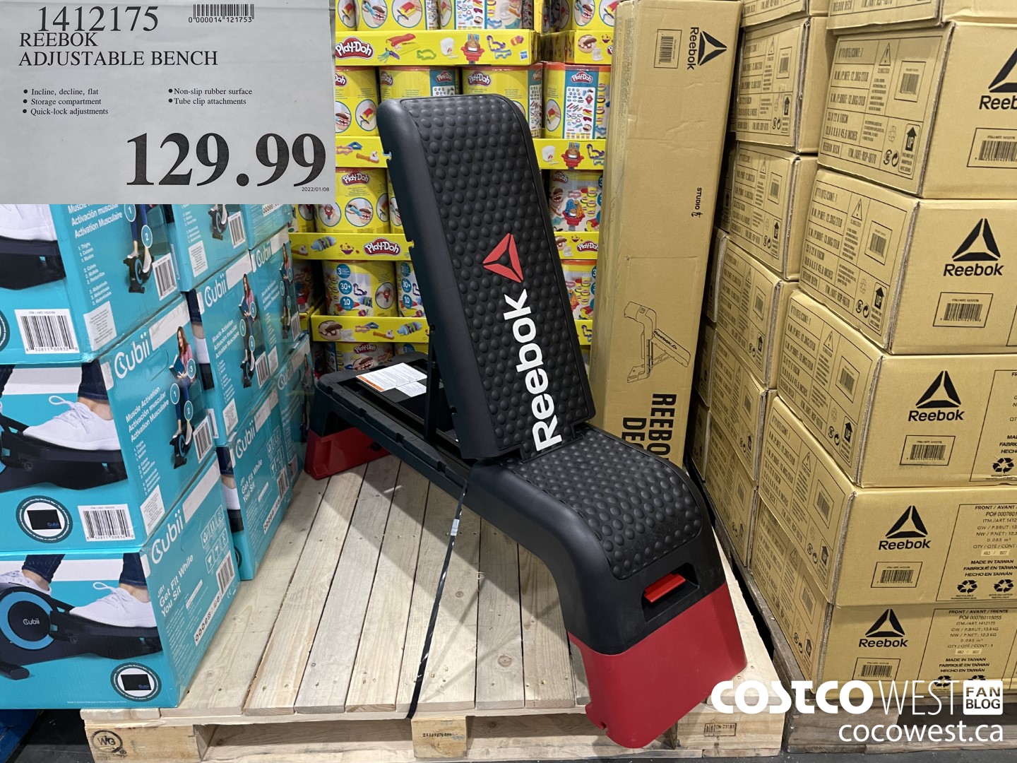 Reebok deck bench discount costco