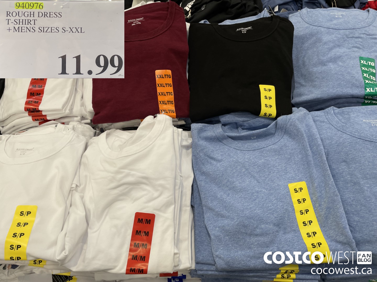 940976 ROUGH DRESS T-SHIRT MENS SIZES S-XXL $11.99