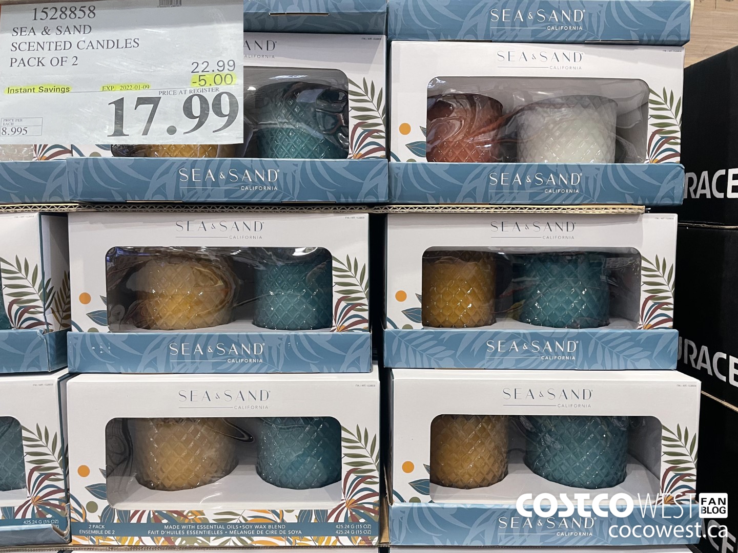 Sea and Sand Scented Candle #costco #costcocanada #tinasfavyyc #yyccos