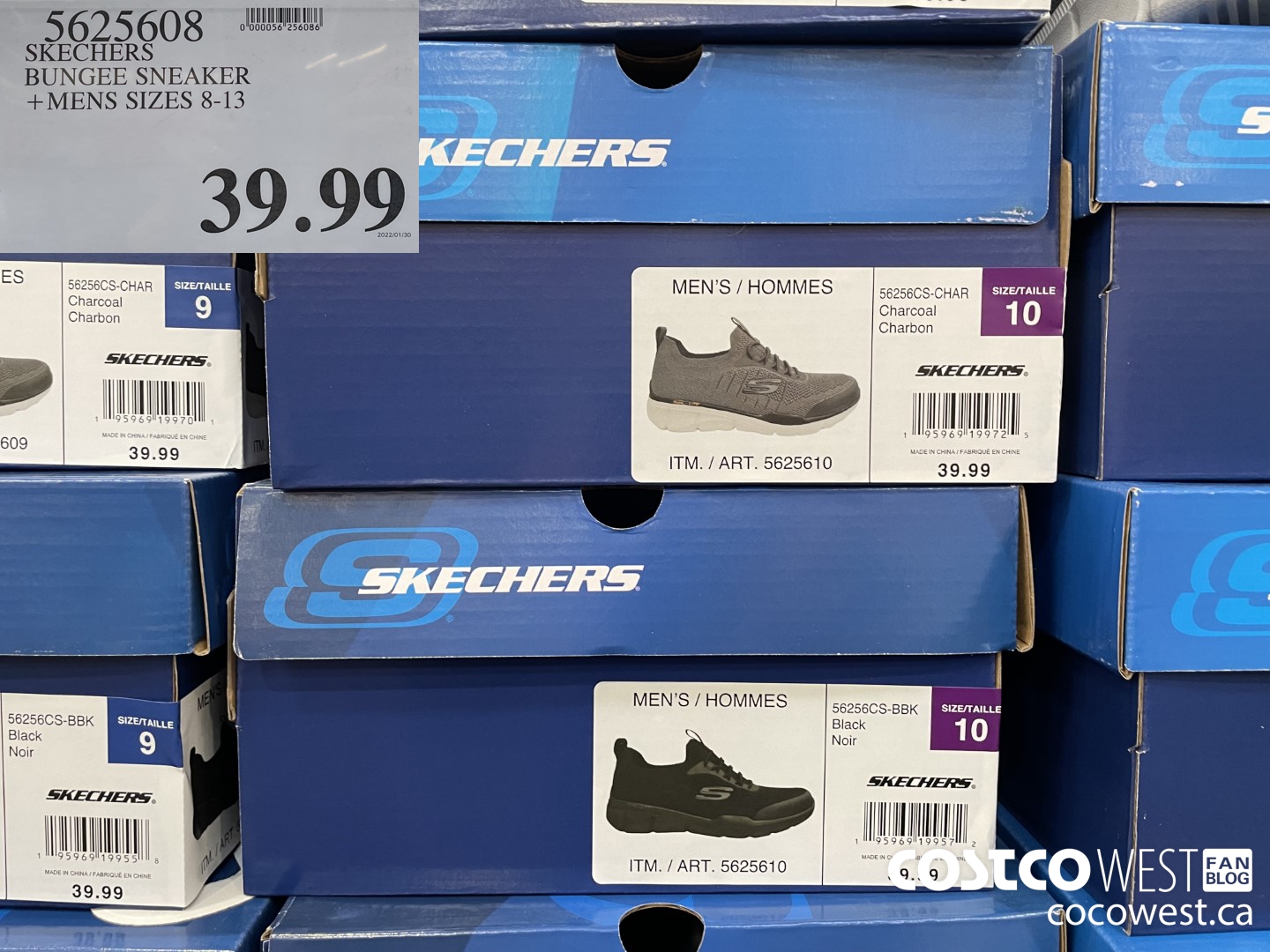 5625608 SKECHERS BUNGEE SNEAKER MENS SIZES 8-13 $39.99