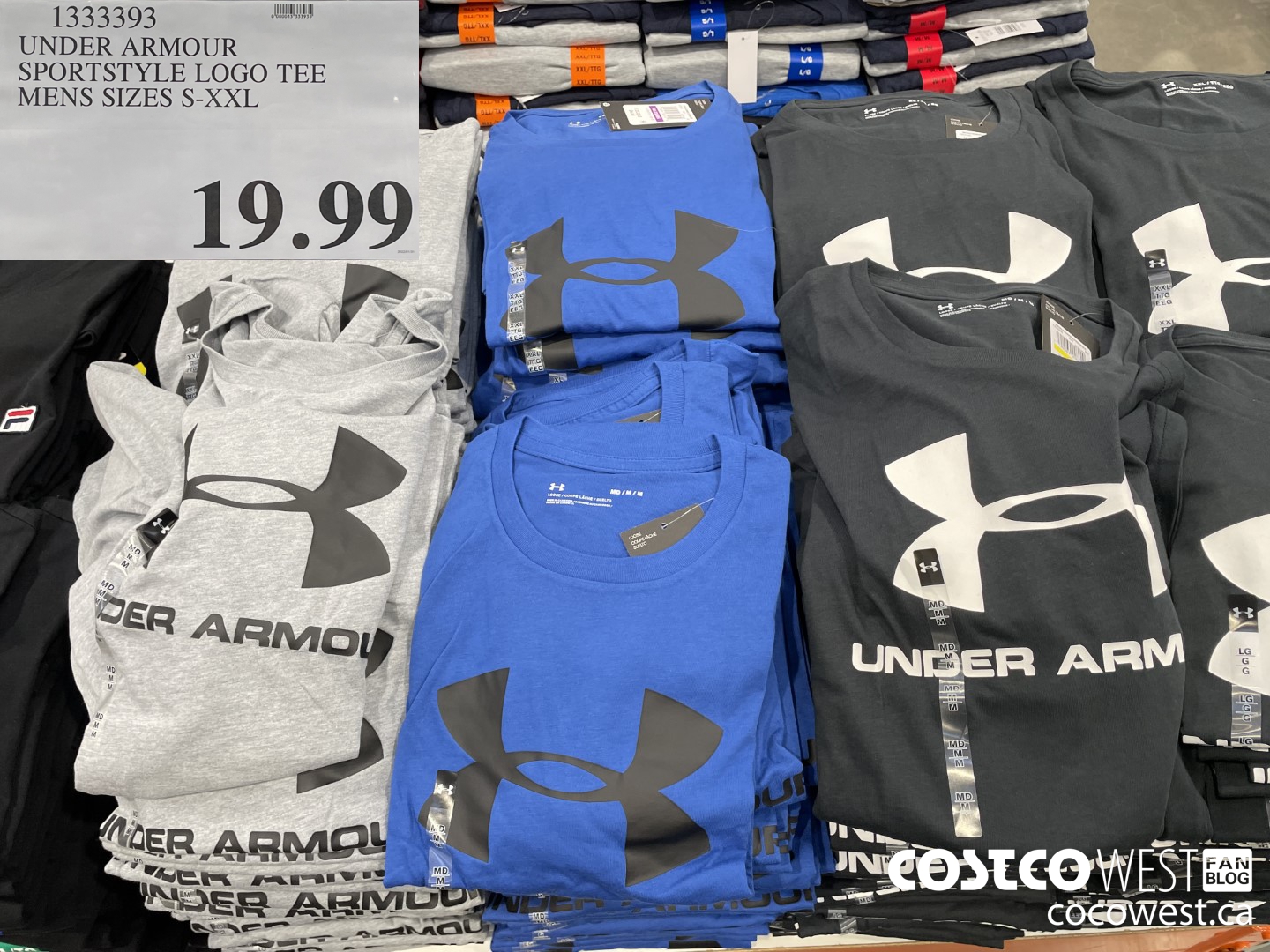 1333393 UNDER ARMOUR SPORTSTYLE LOGO TEE MENS SIZES S-XXL  $19.99