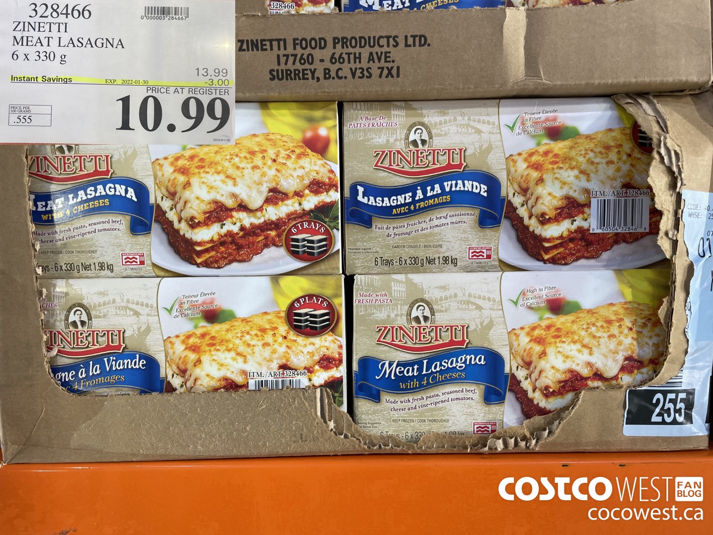 Costco Zinetti Meat Lasagna Review