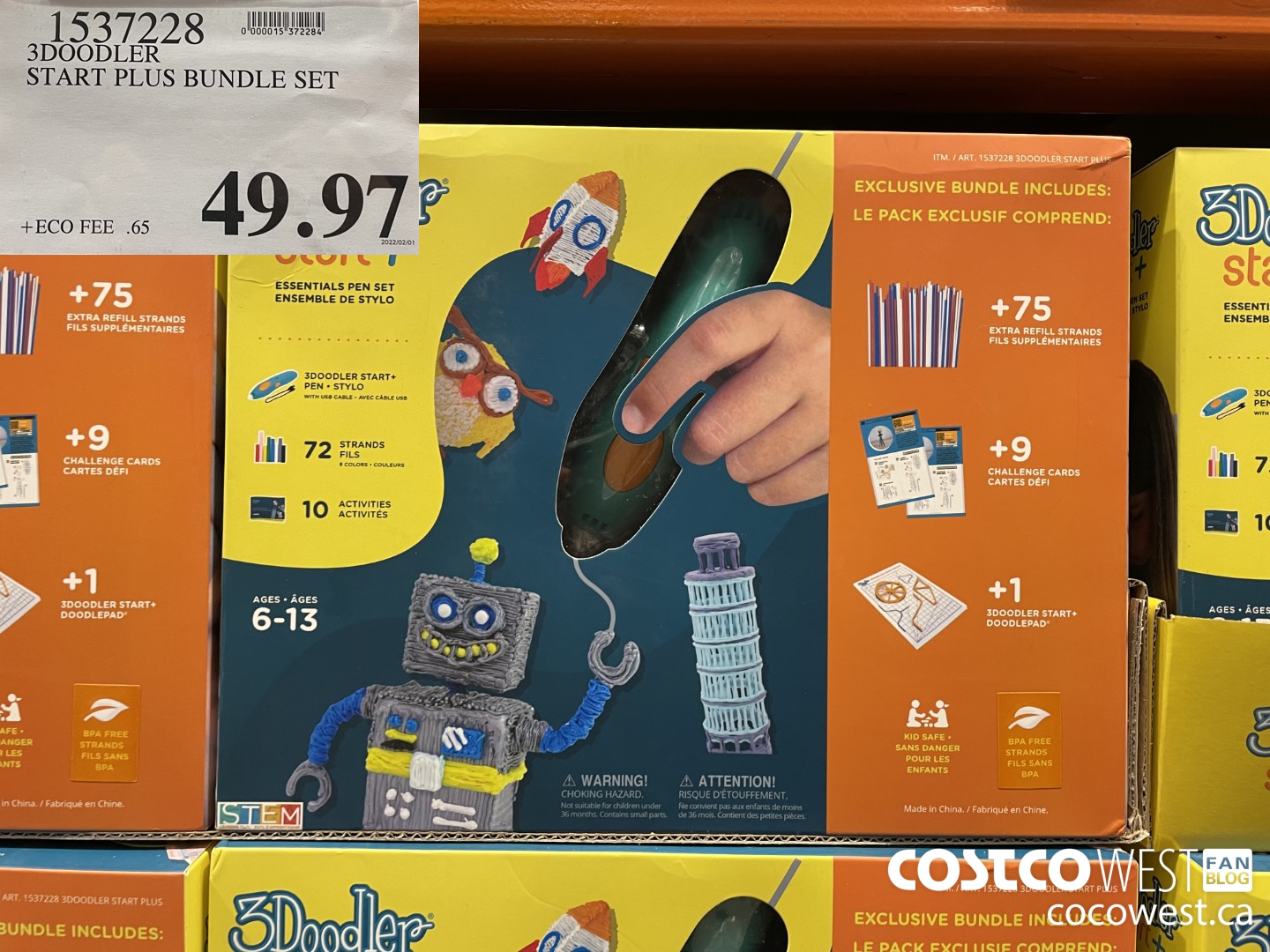 1537228 3DOODLER START PLUS BUNDLE SET  $49.97