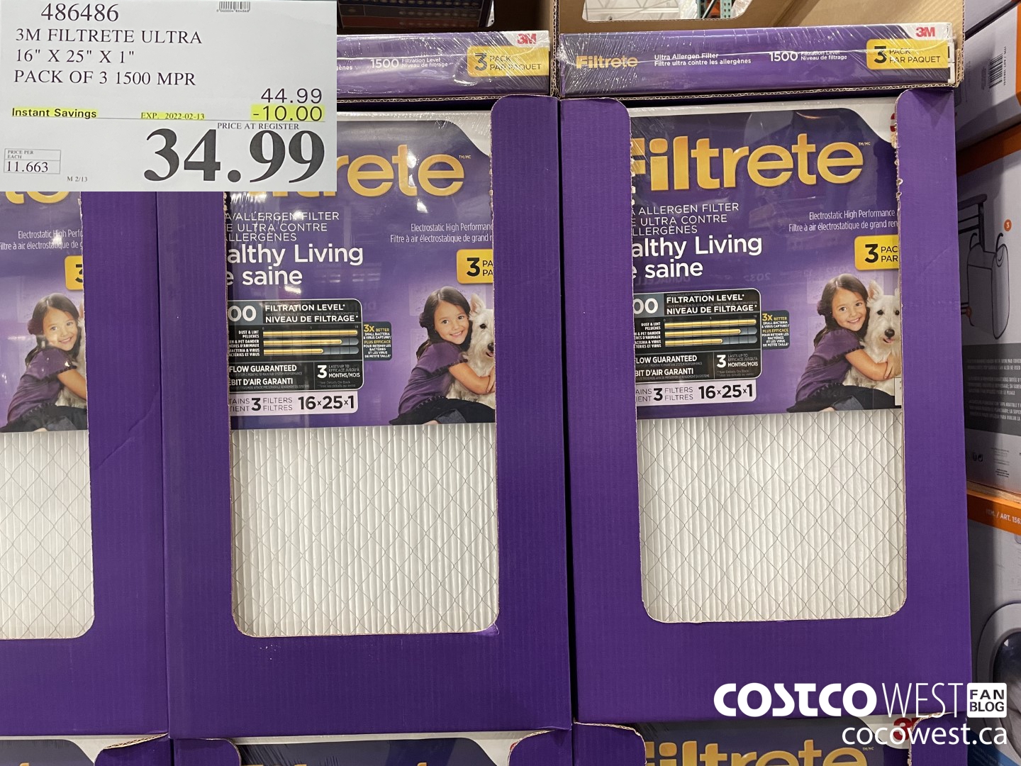 486486 3M FILTRETE ULTRA 16