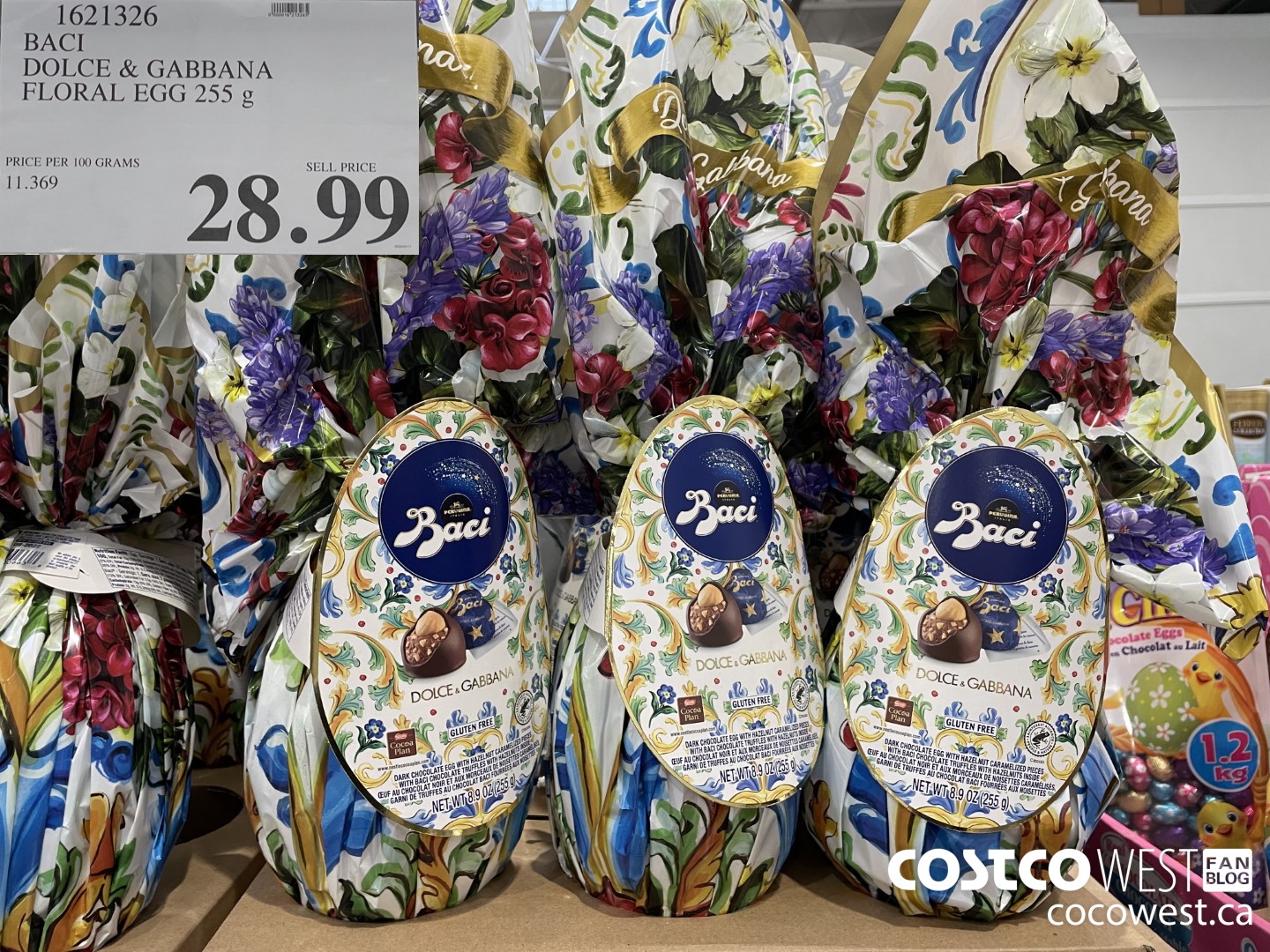 1621326 BACI DOLCE & GABBANA FLORAL EGG 255 g  $28.99