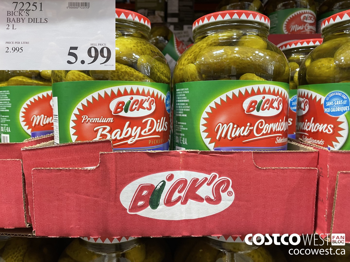 72251 BICK'S BABY DILLS 2 L $5.99