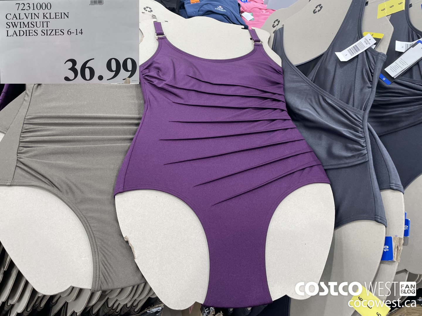 7231000 CALVIN KLEIN SWIMSUIT LADIES SIZES 6-14  $36.99