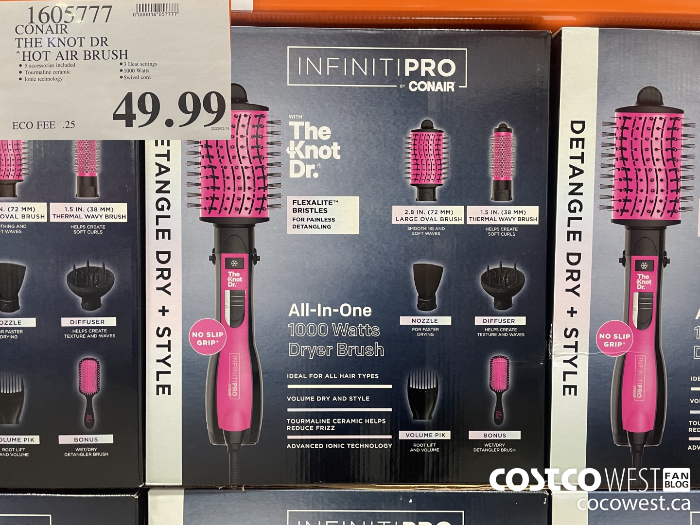 1605777 CONAIR THE KNOT DR HOT AIR BRUSH $49.99