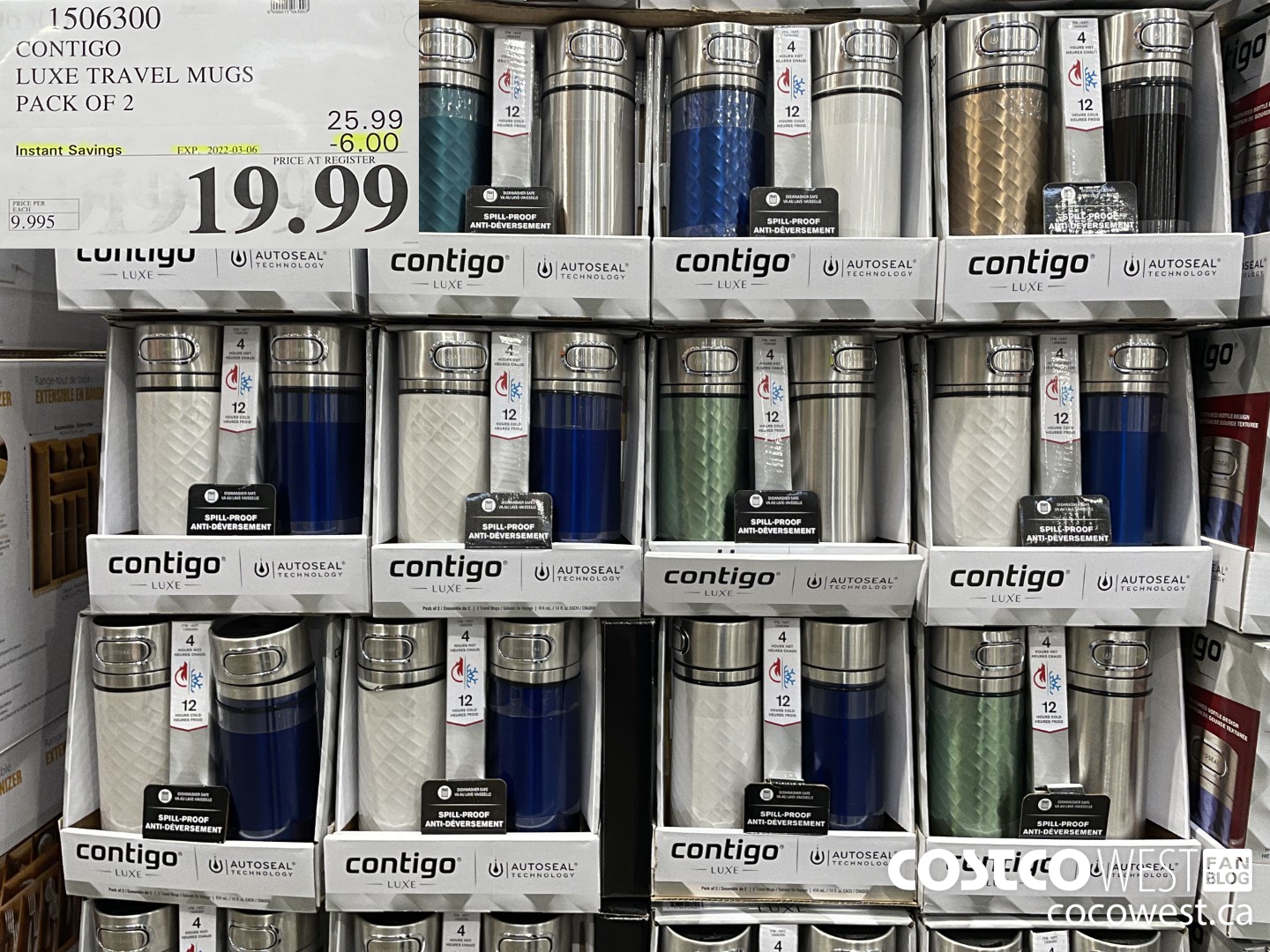 Costco] Contigo Luxe Travel Mugs - 2 Pack - $14.97 (YMMV warehouse deal  found at Scarborough location) - RedFlagDeals.com Forums