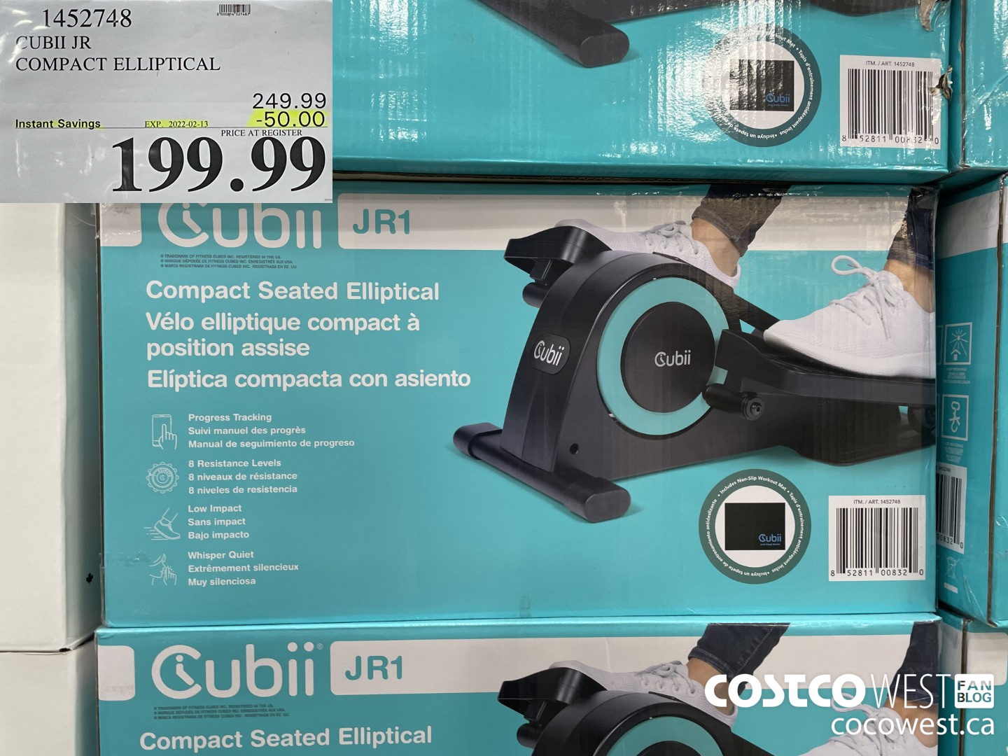 1452748 CUBII JR COMPACT ELLIPTICAL ($50.00 INSTANT SAVINGS EXPIRES ON 2022-02-13) $199.99