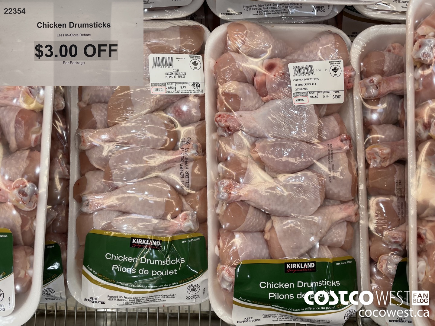 22354 Chicken Drumsticks ($3.00 INSTANT SAVINGS)