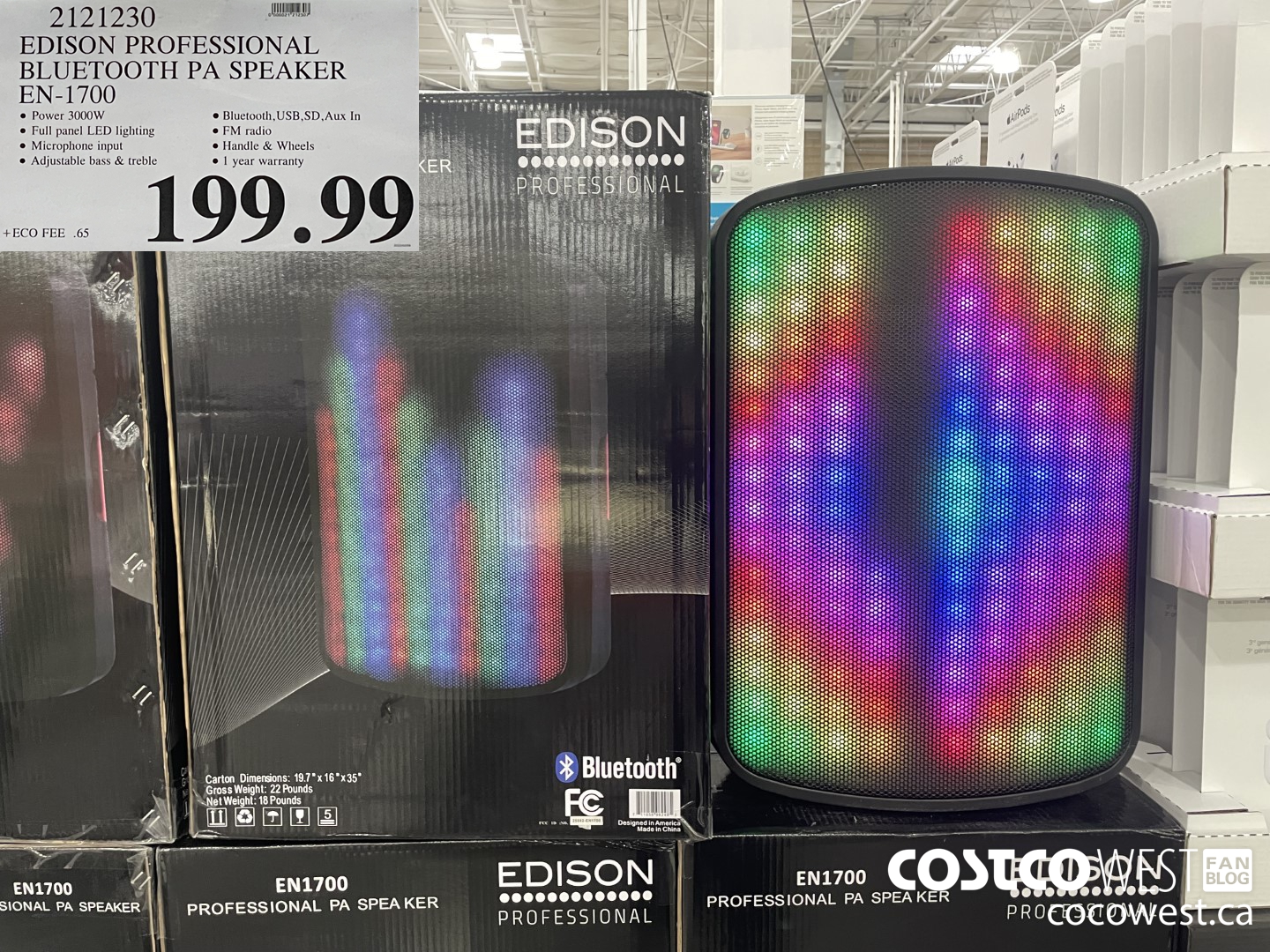 costco edison speaker