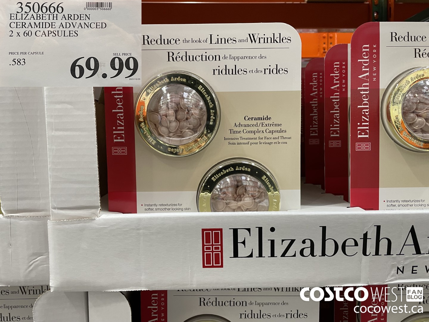 350666 ELIZABETH ARDEN CERAMIDE ADVANCED 2 X 60 CAPSULES $69.99