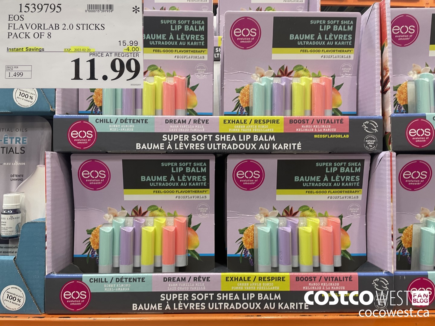 1539795 EOS FLAVORLAB 2.0 STICKS PACK OF 8 ($4.00 INSTANT SAVINGS EXPIRES ON 2022-02-20) $11.99