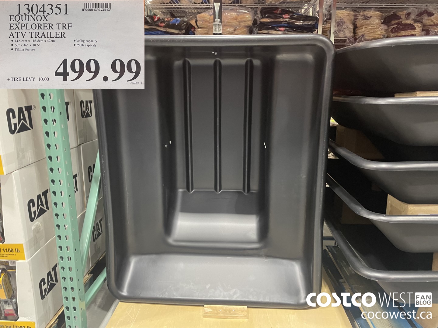 1304351 EQUINOX EXPLORER TRF ATV TRAILER $499.99