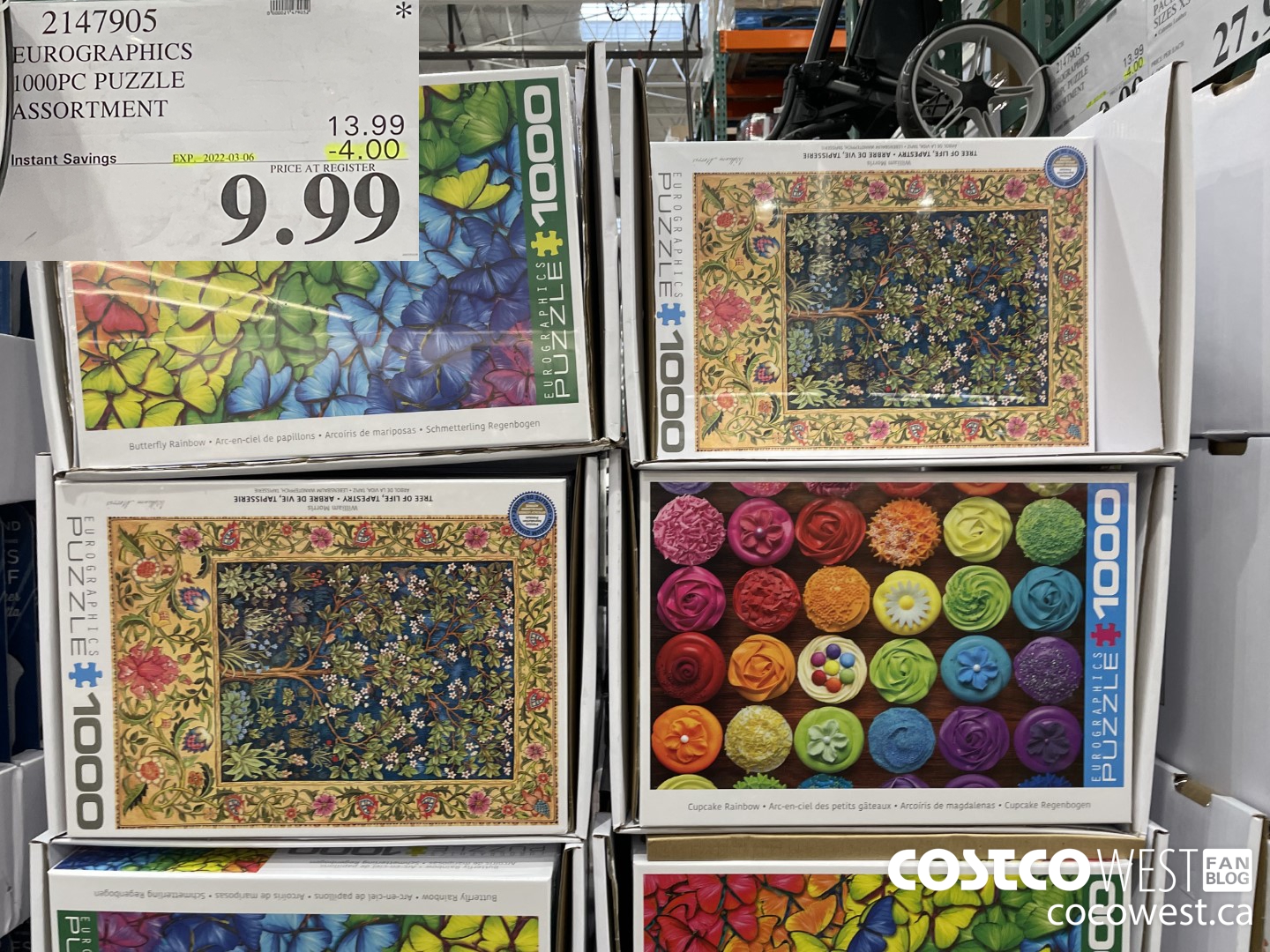 2147905 EUROGRAPHICS 1000PC PUZZLE ASST ASSORTMENT ($4.00 INSTANT SAVINGS EXPIRES ON 2022-03-06) $9.99