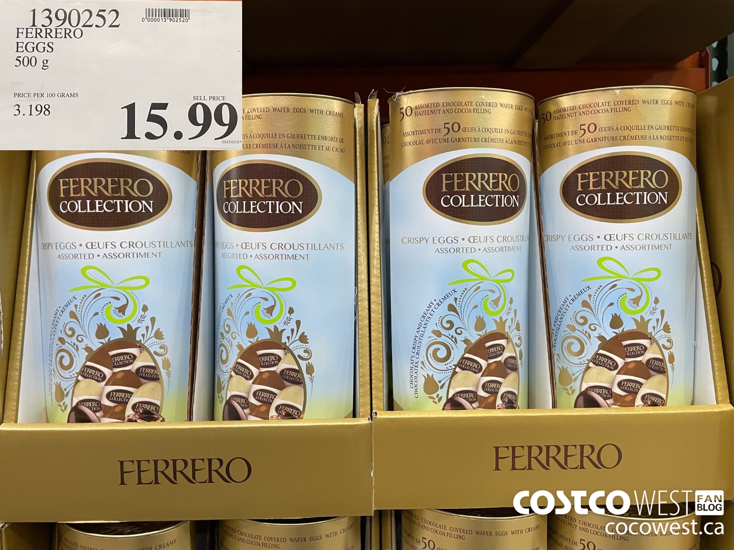 1390252 FERRERO EGGS 500 g $15.99