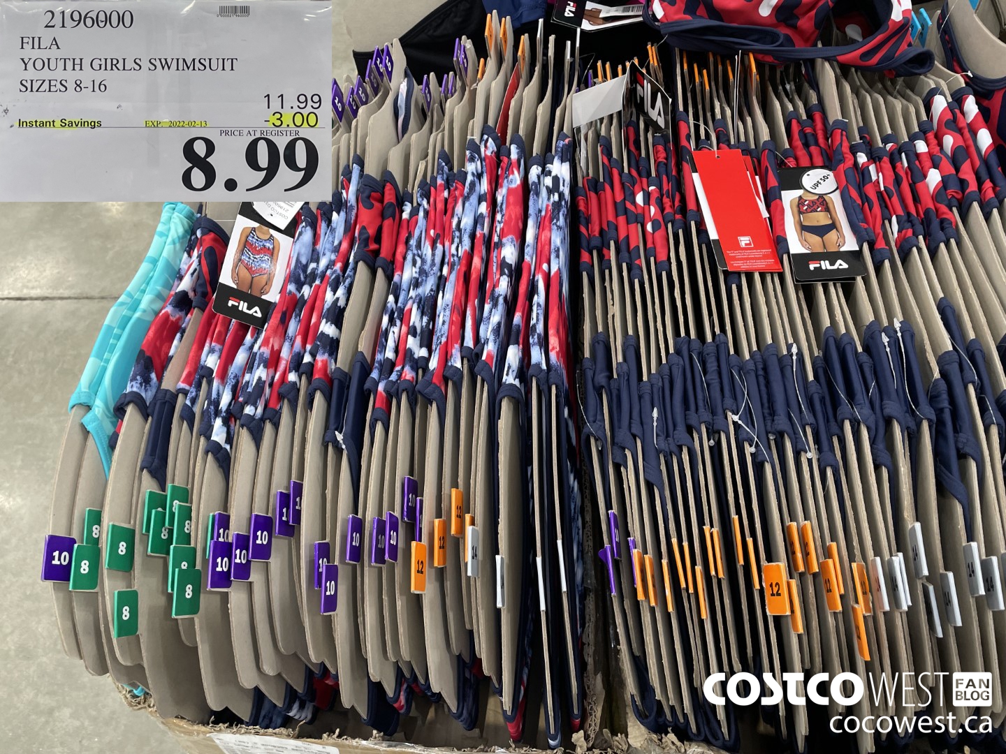 2196000 FILA YOUTH GIRLS SWIMSUIT SIZES 8-16  ($3.00 INSTANT SAVINGS EXPIRES ON 2022-02-13) $8.99