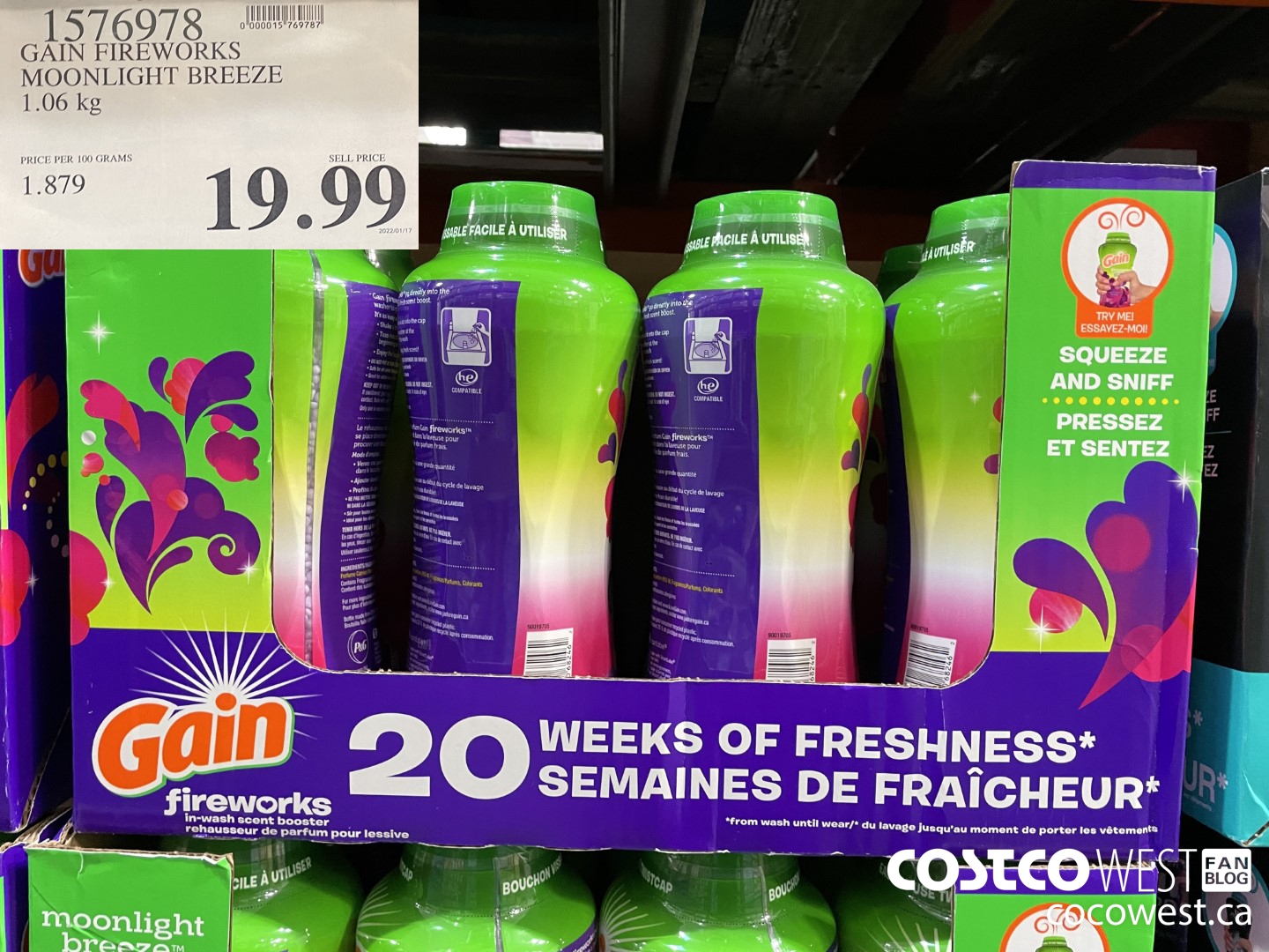1576978 GAIN FIREWORKS MOONLIGHT BREEZE 1.06 kg $19.99