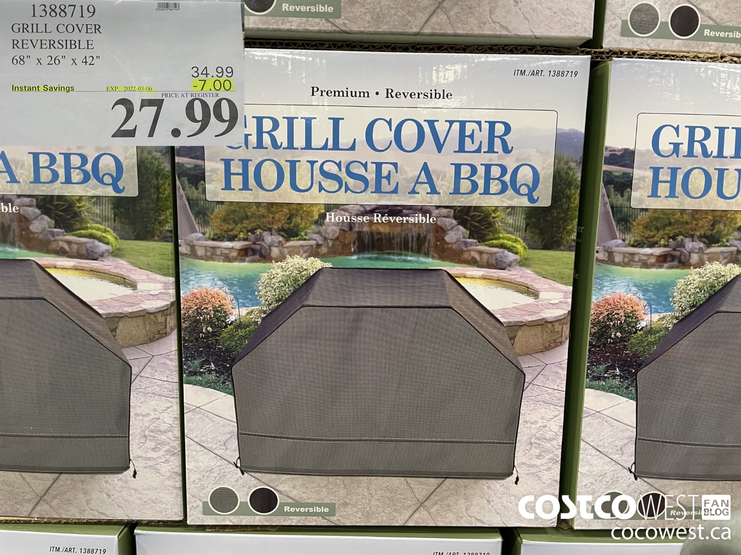 1388719 GRILL COVER REVERSIBLE 68