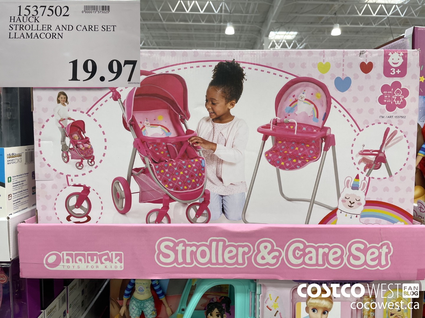 1537502 HAUCK STROLLER AND CARE SET LLAMACORN  $19.97