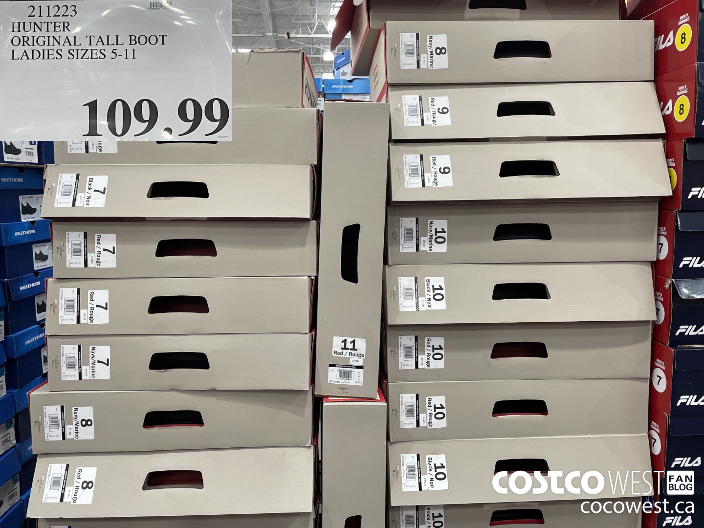 211223 HUNTER ORIGINAL TALL BOOT LADIES SIZES 5-11 $109.99