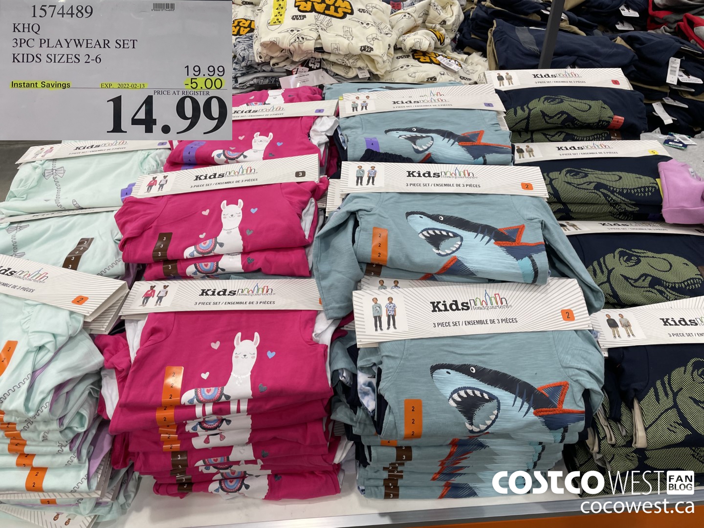 1574489 KHQ 3PC PLAYWEAR SET KIDS SIZES 2-6  ($5.00 INSTANT SAVINGS EXPIRES ON 2022-02-13) $14.99