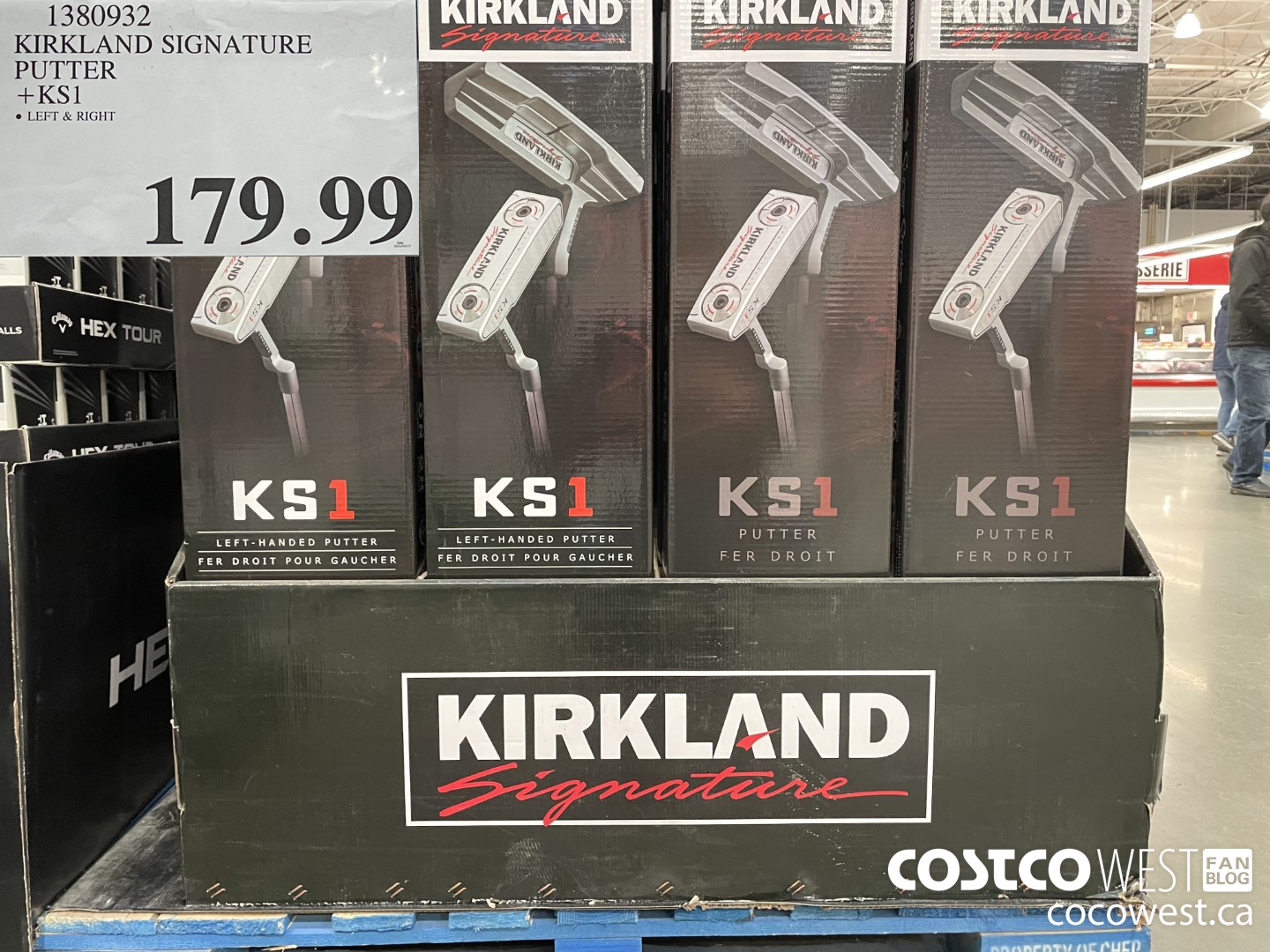 1380932 KIRKLAND SIGNATURE RIGHT HAND PUTTER KS1  $179.99