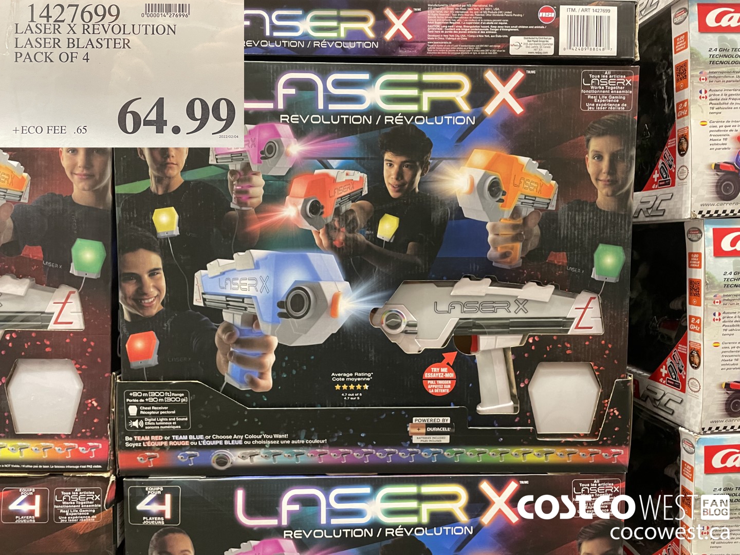 1427699 LASER X REVOLUTION LASER BLASTER PACK OF 4 $64.99