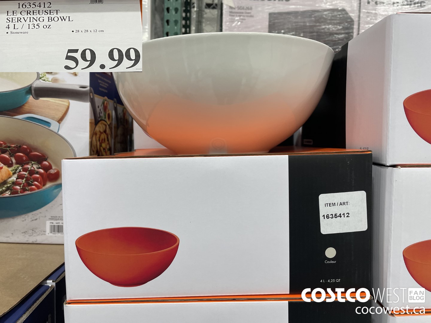1635412 LE CREUSET SERVING BOWL 4 L / 135 oz  $59.99