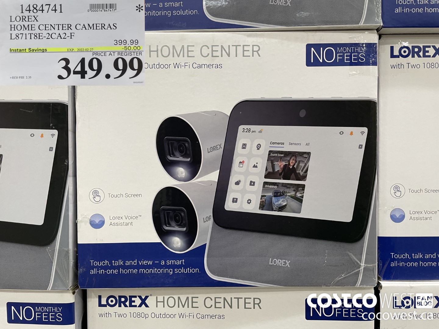 1484741 LOREX HOME CENTER CAMERAS L871T8E-2CA2-F ($50.00 INSTANT SAVINGS EXPIRES ON 2022-02-27) $349.99