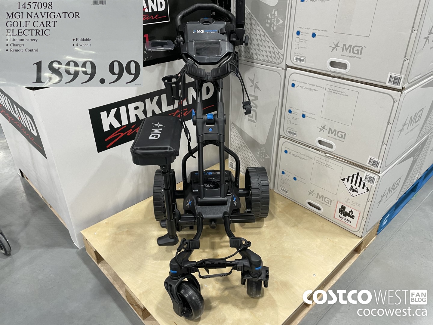 1457098 MGI NAVIGATOR GOLF CART ELECTRIC  $1899.99