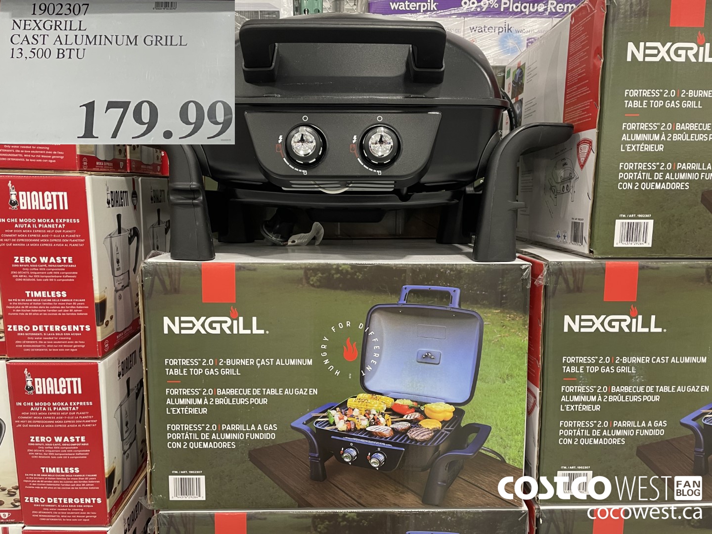 1902307 NEXGRILL CAST ALUMINUM GRILL 13,500 BTU  $179.99