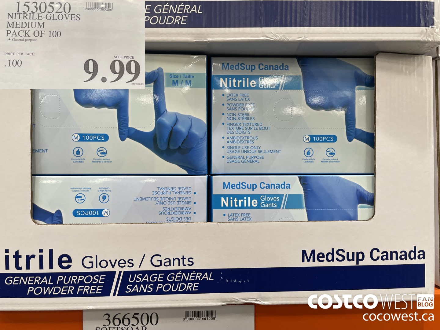 1530520 NITRILE GLOVES MEDIUM PACK OF 100 $9.99