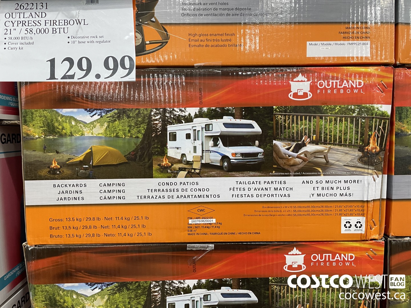 2622131 OUTLAND CYPRESS FIREBOWL 21