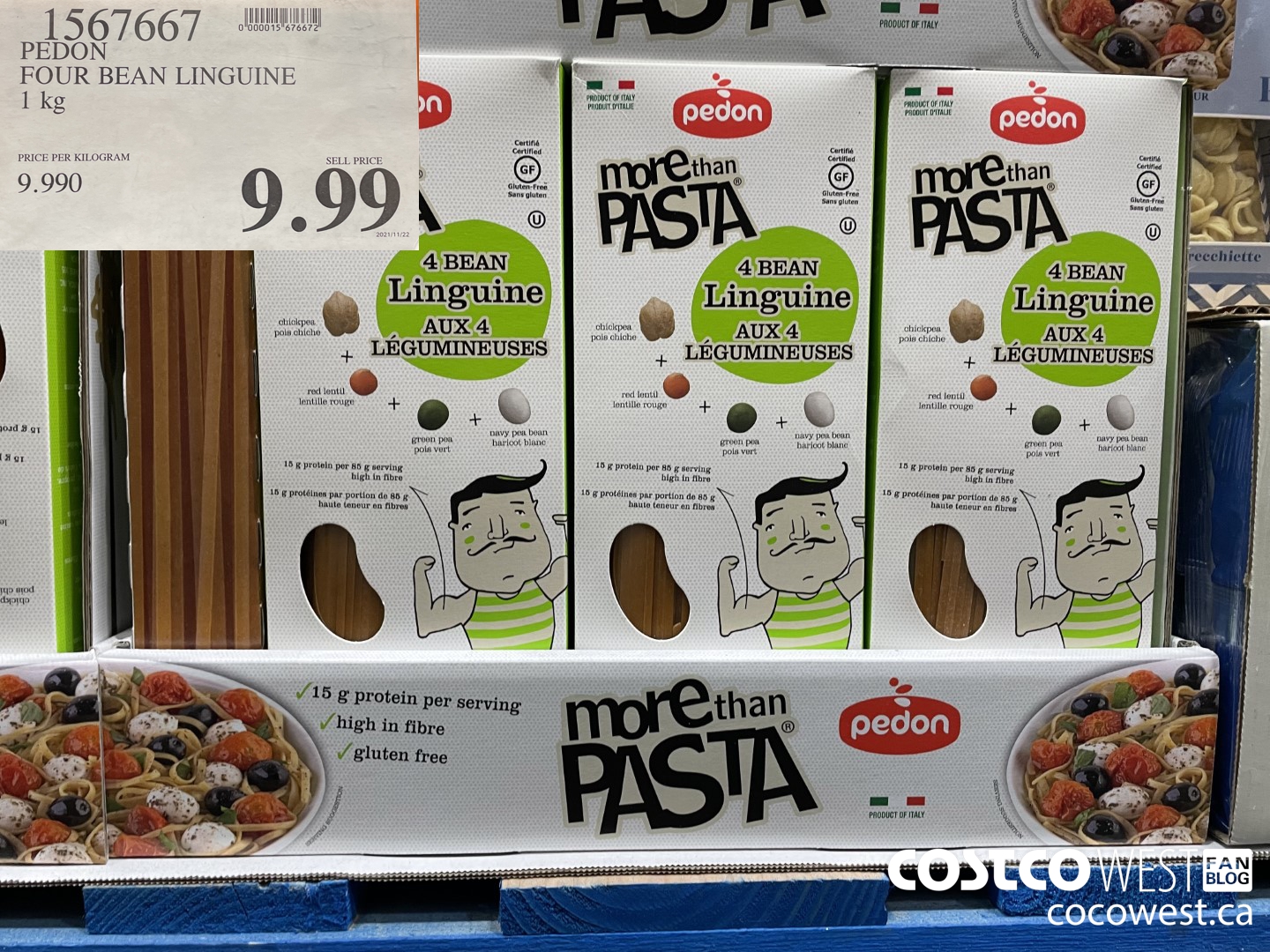 1567667 PEDON SOUR BEAN LINGUINE 1 kg  $9.99