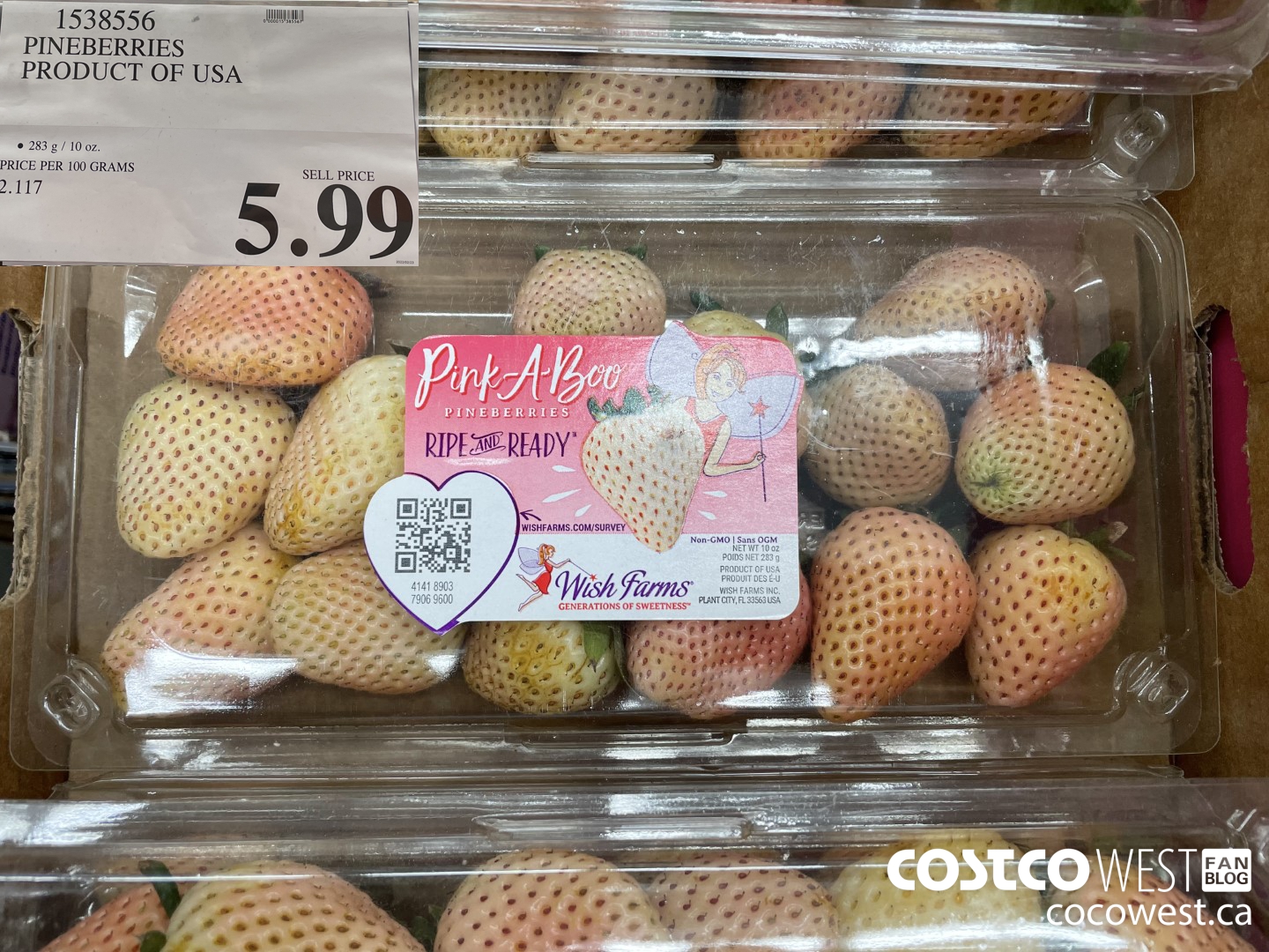1538556 PINEBERRIES PRODUCT OF USA $5.99