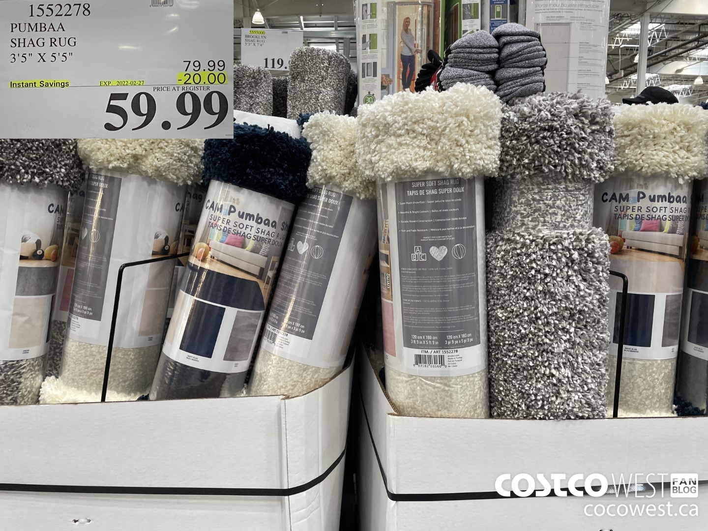 1552278 PUMBAA SHAG RUG 3'5