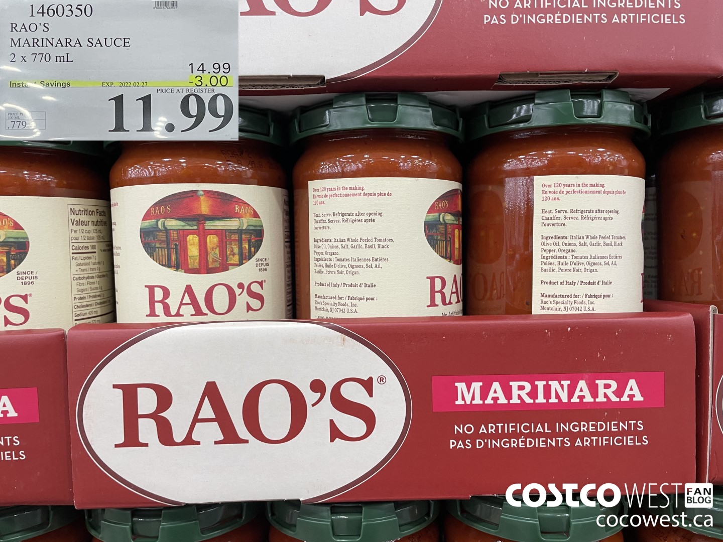 Costco 2022 Winter Seasonal Aisle: The Entire Pasta, Rice, Canned Food  Section! - Costco West Fan Blog