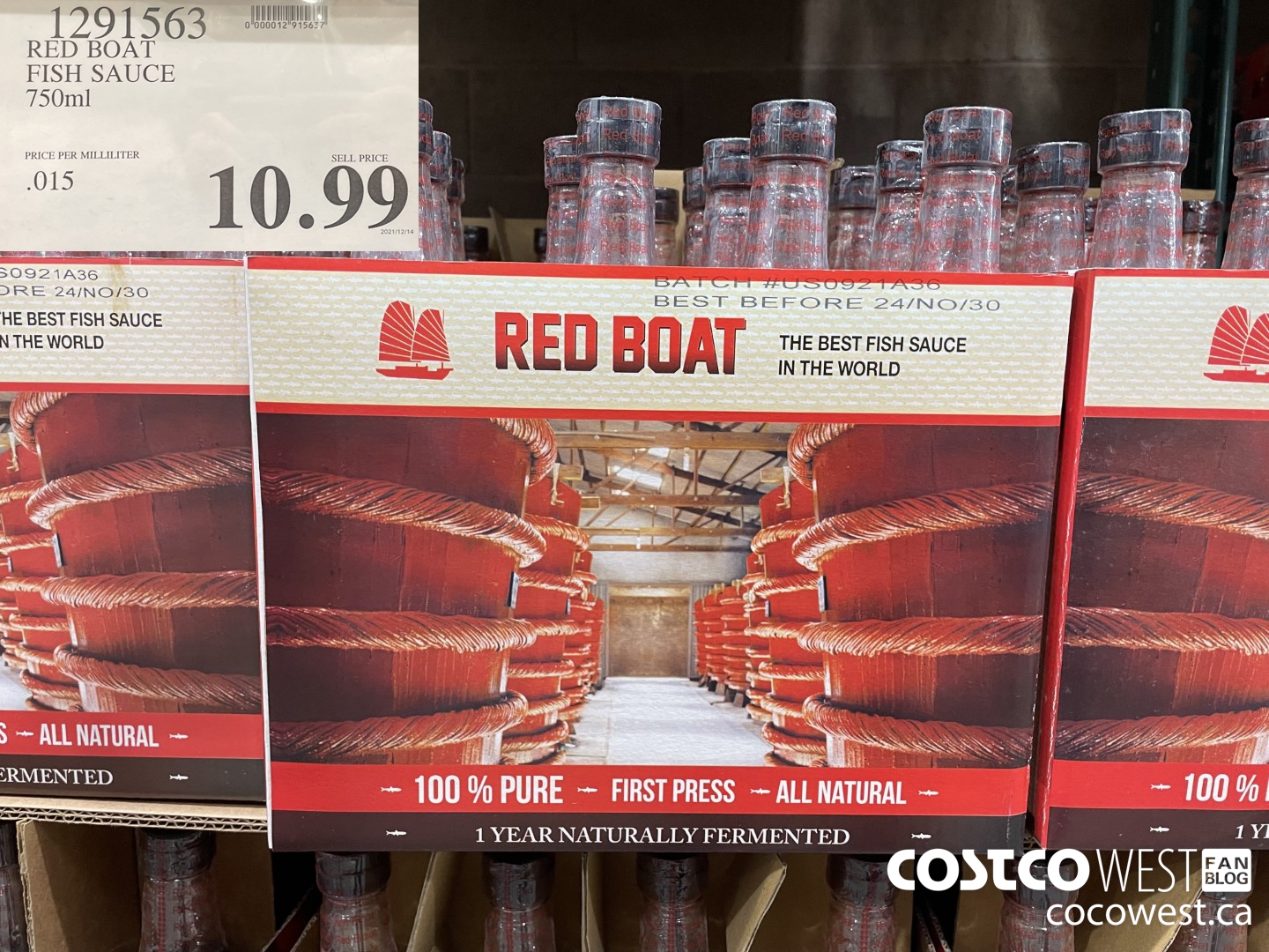 1291563 RED BOAT FISH SAUCE 750ml $10.99
